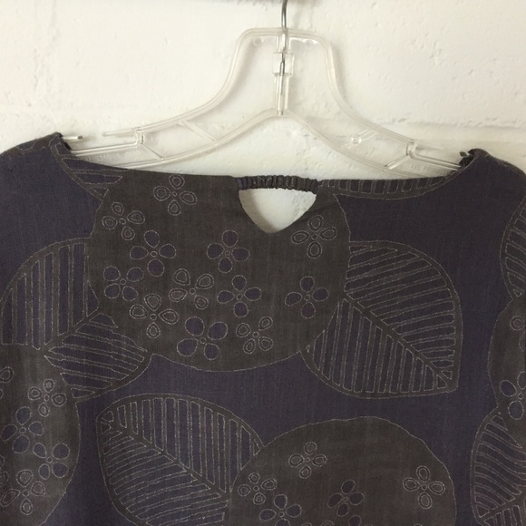 Dress Boat Neck Long Sleeve Art to Wear NWT OS - Picture 9 of 11